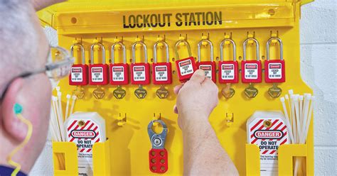 Using a master key for lockout/tagout .